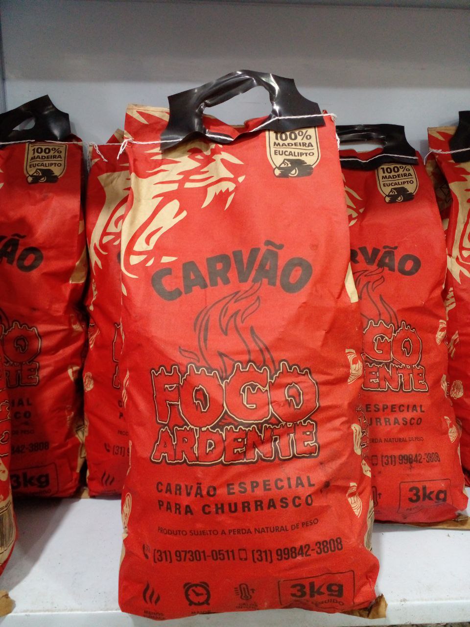 Carvão para Crurrasco 3kg