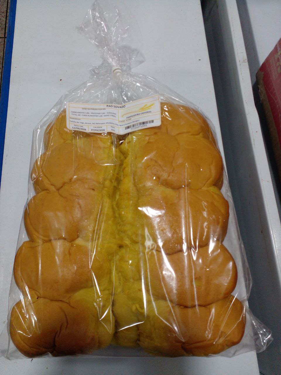 Pão Sovado Caseiro 400g