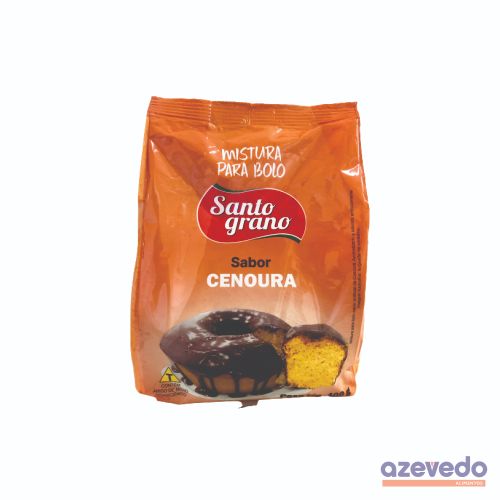 Massa de bolo de Cenoura Santo Grano
