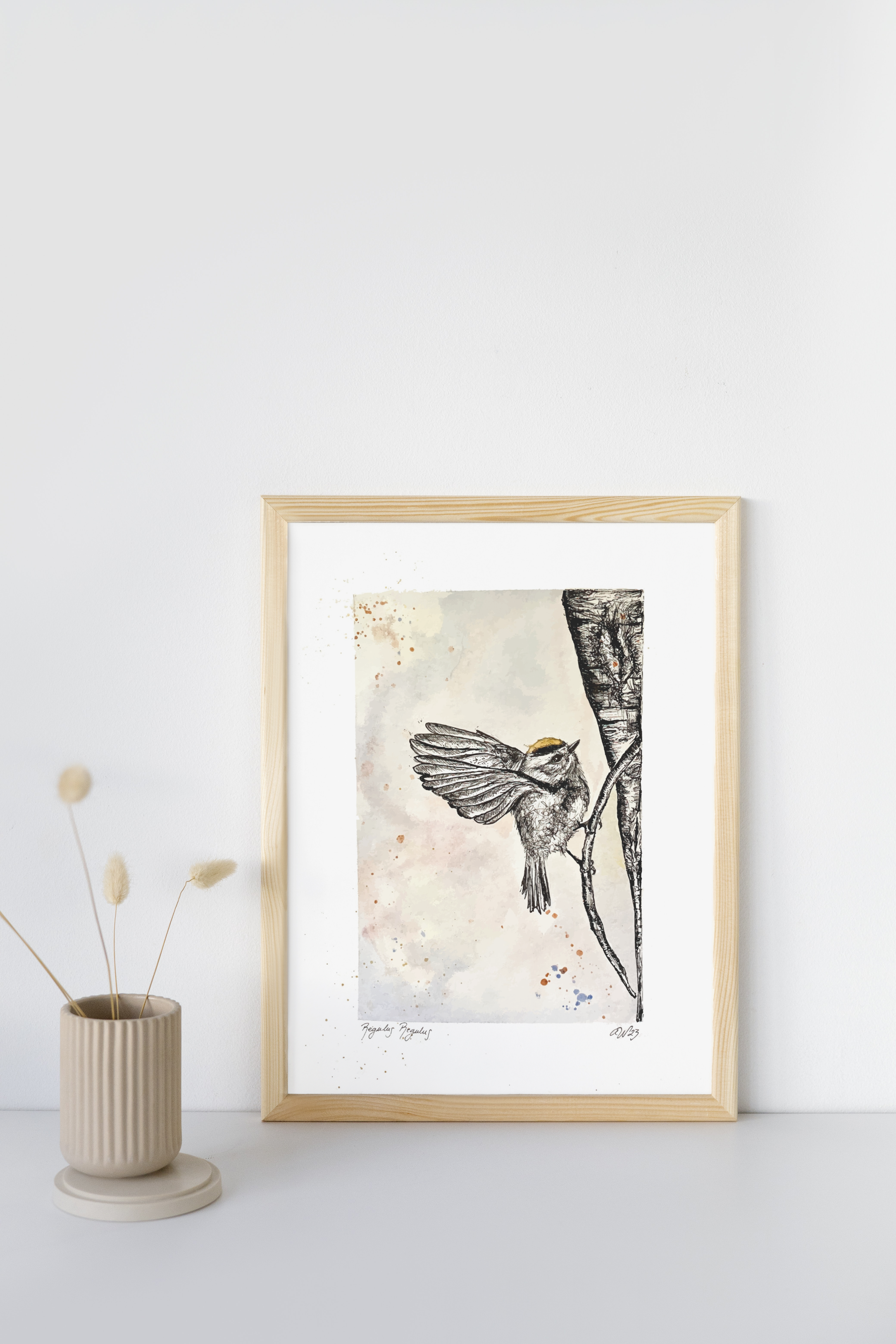 Goldcrest Giclée 3