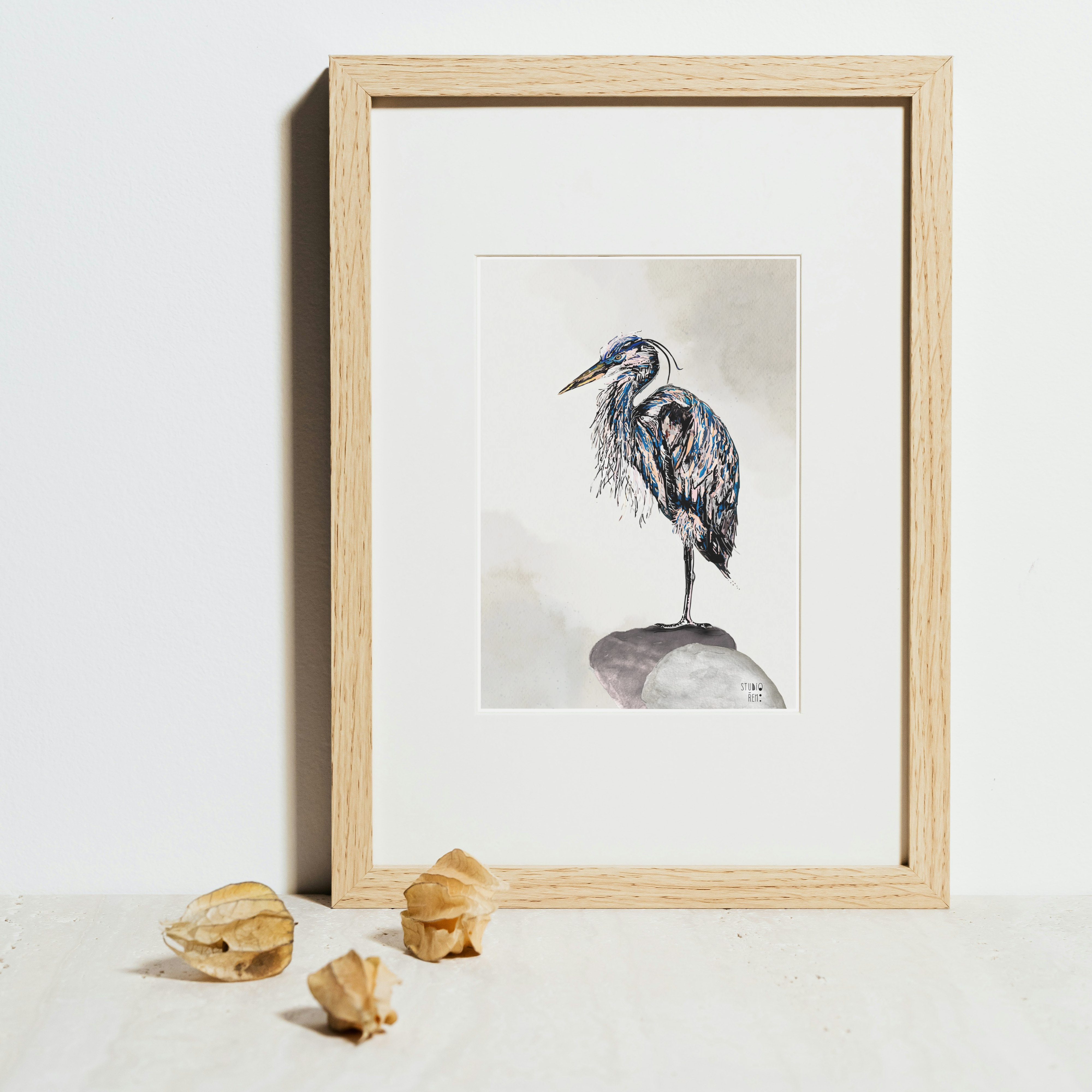 Great Blue Heron Giclée