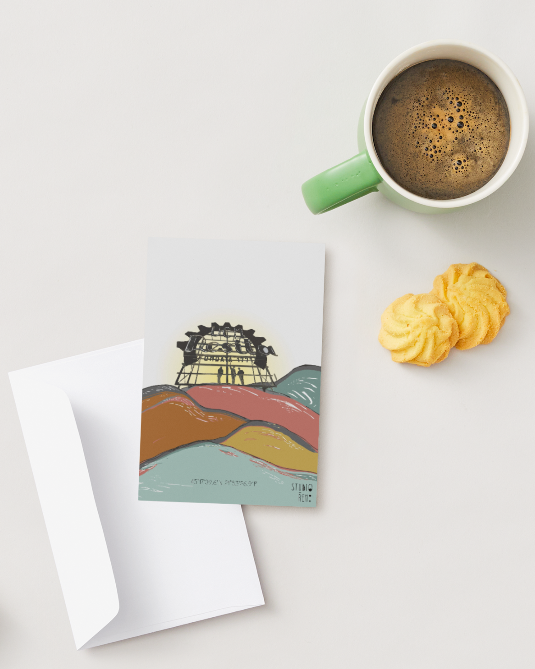 Iconic Reșița Hilltop "Stemã" Art Print