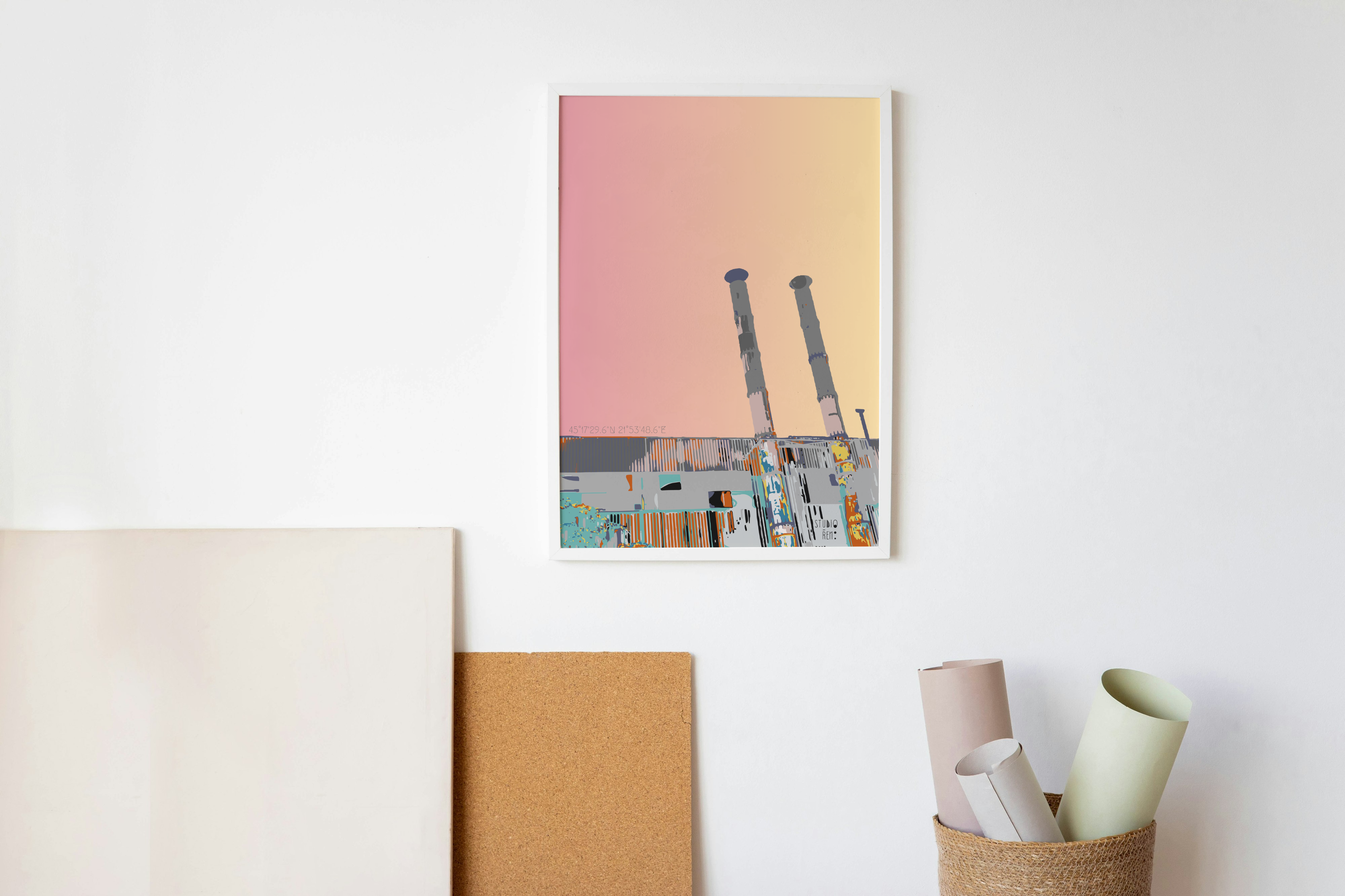 Industrial Building Art Print