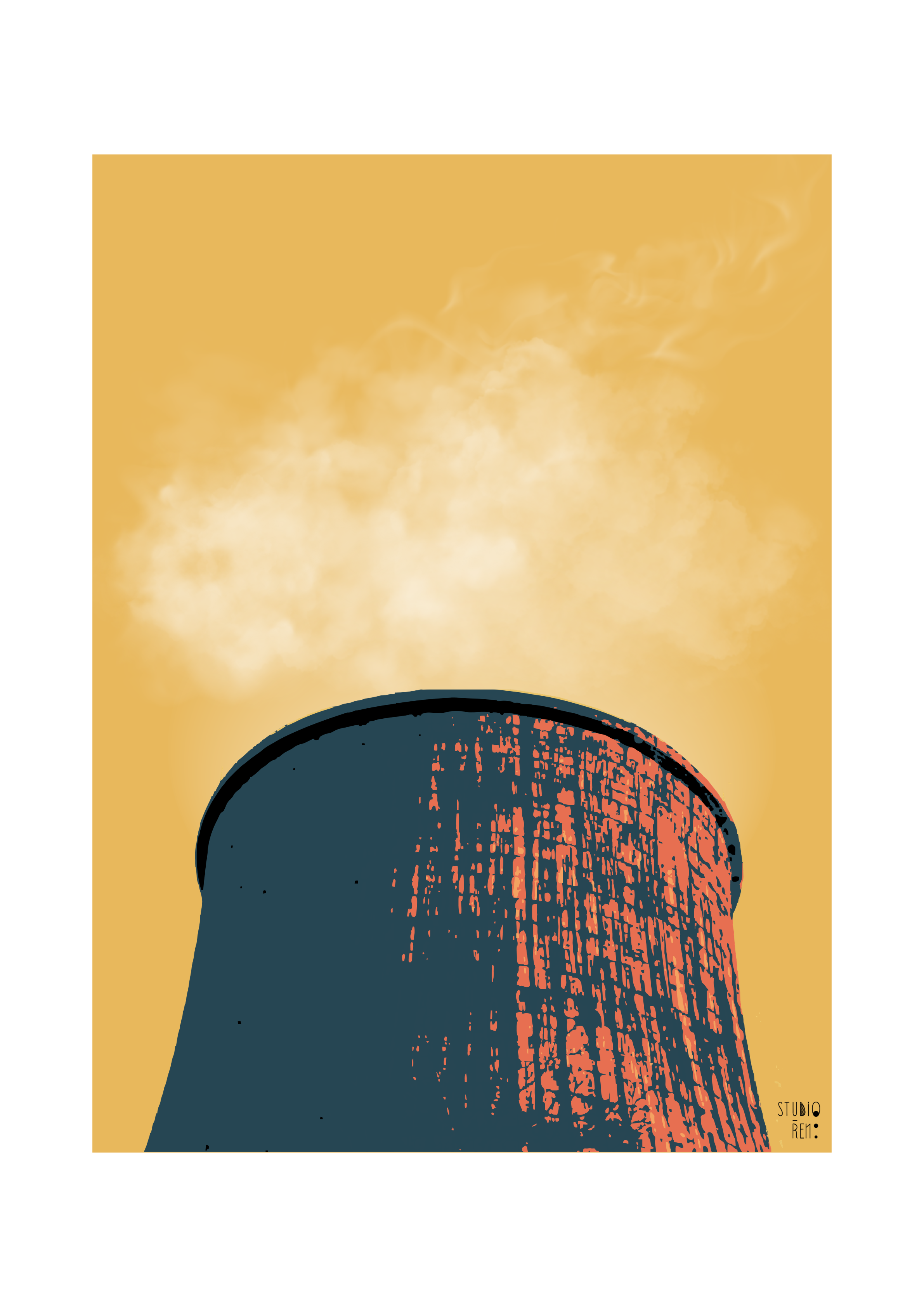 Industrial Tower Art Print