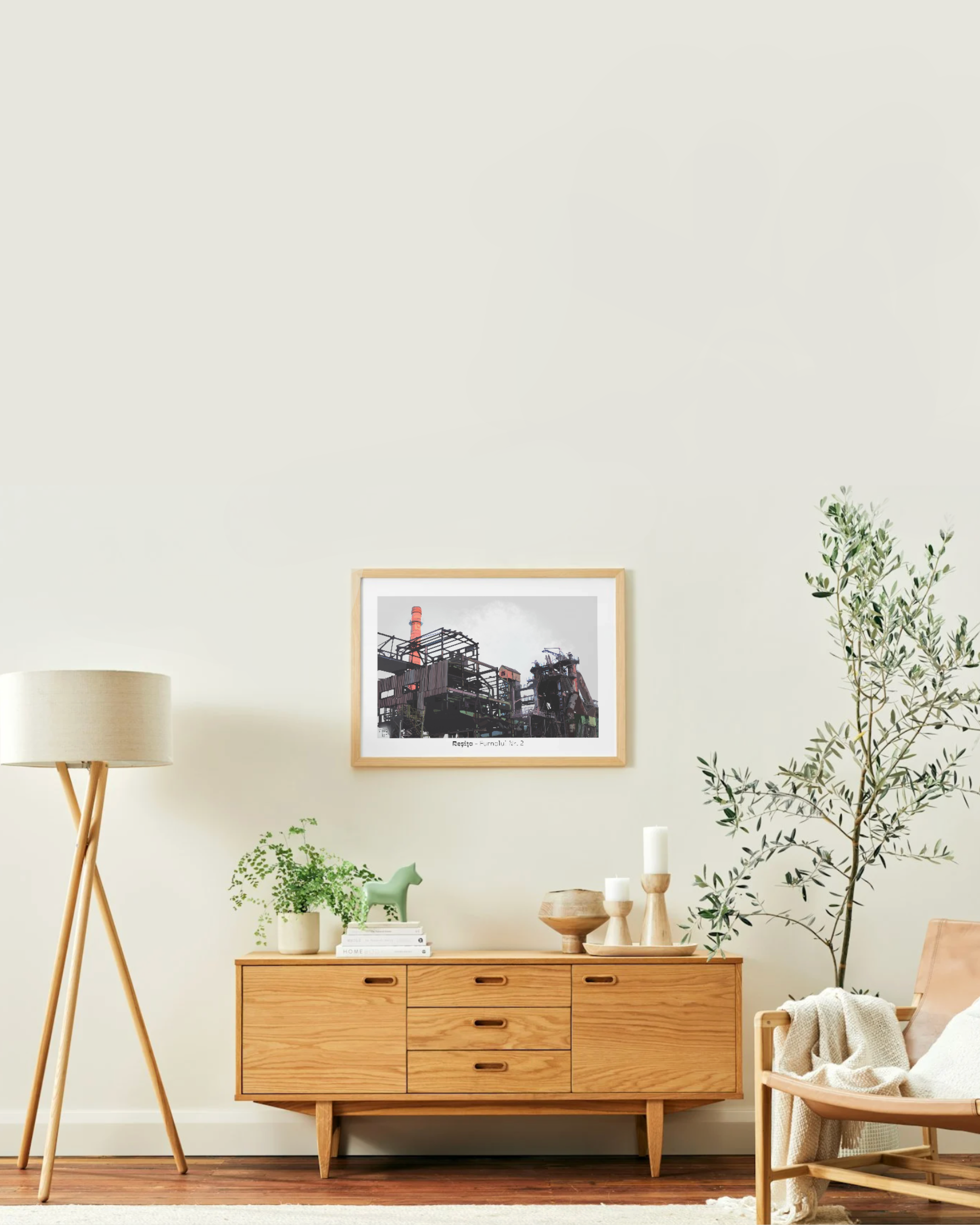 Reșița Blast Furnace No. 2 Art Print