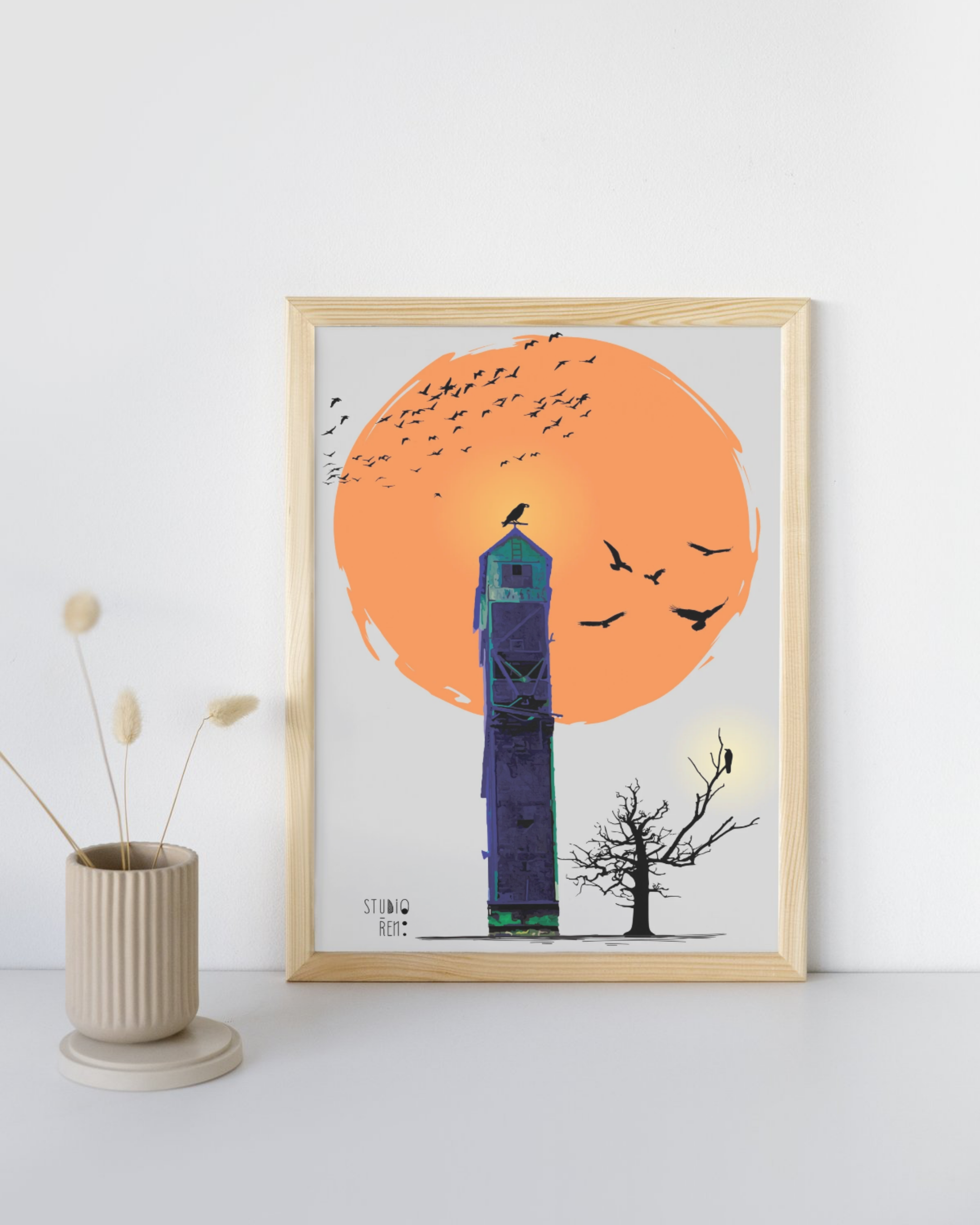 "Sky Barn" Art Print