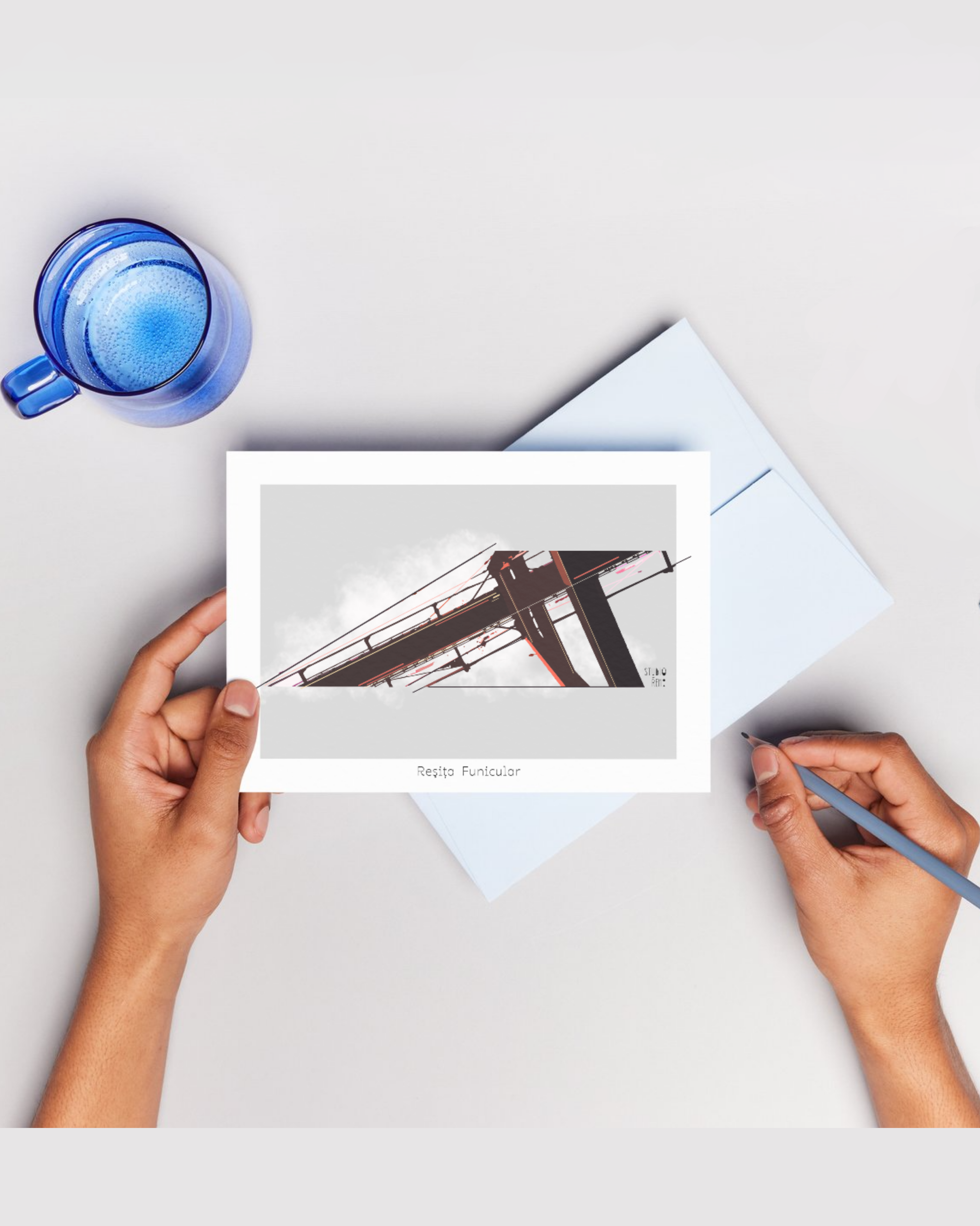 Stylized Funicular Art Print