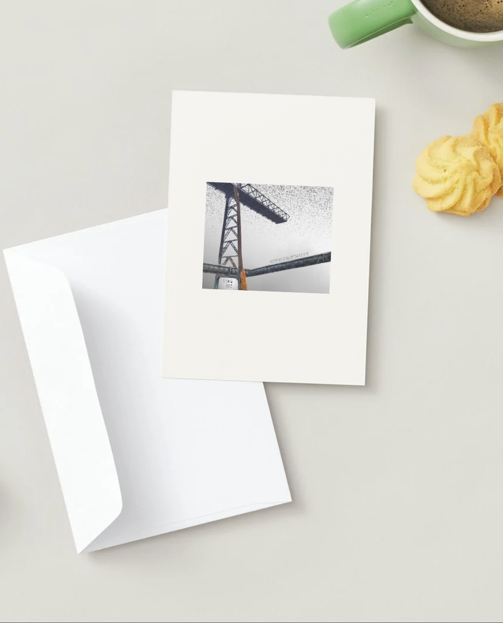 Industrial Conveyor Bridge Art Print