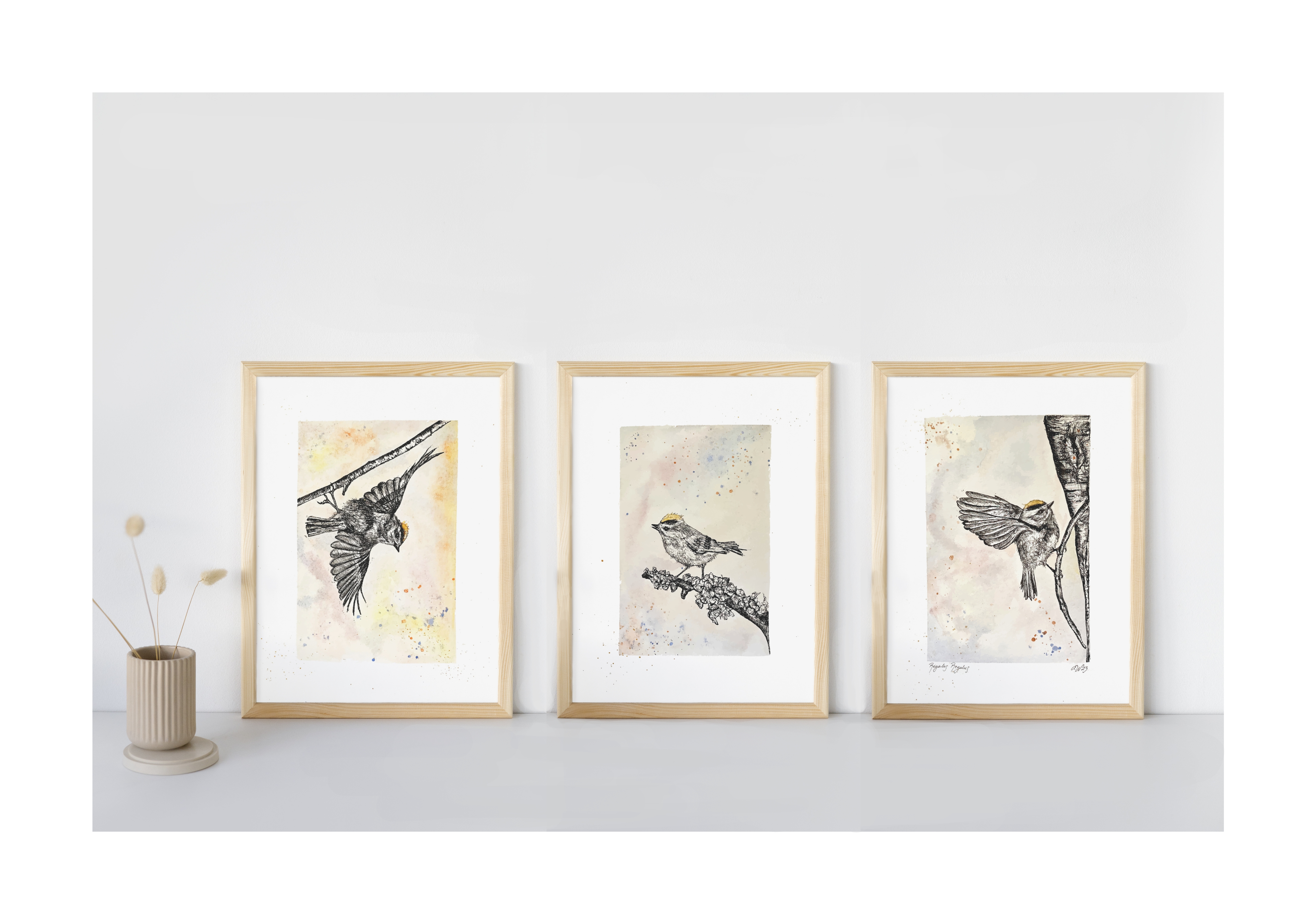 Goldcrest Giclée 2