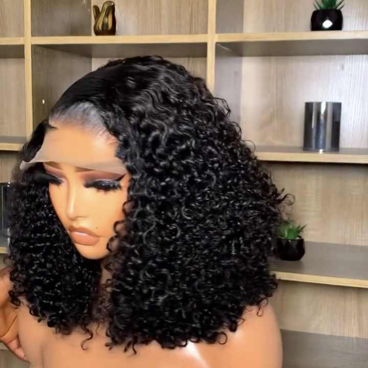Short Curly Lace Wig
