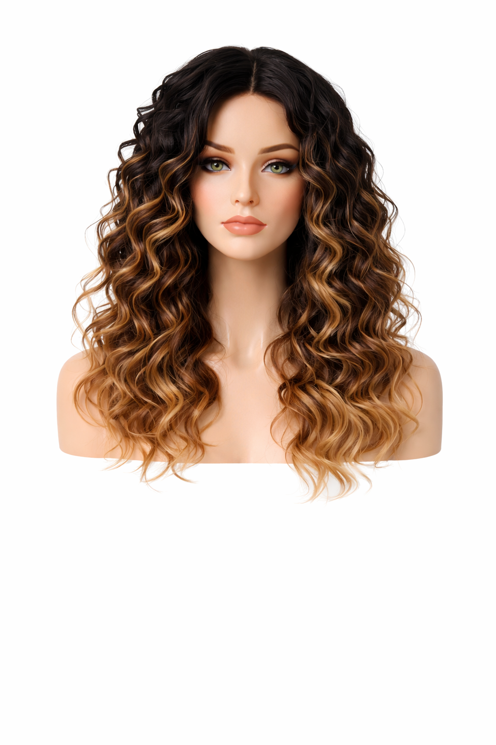 Ombre Curly Lace Front Wig