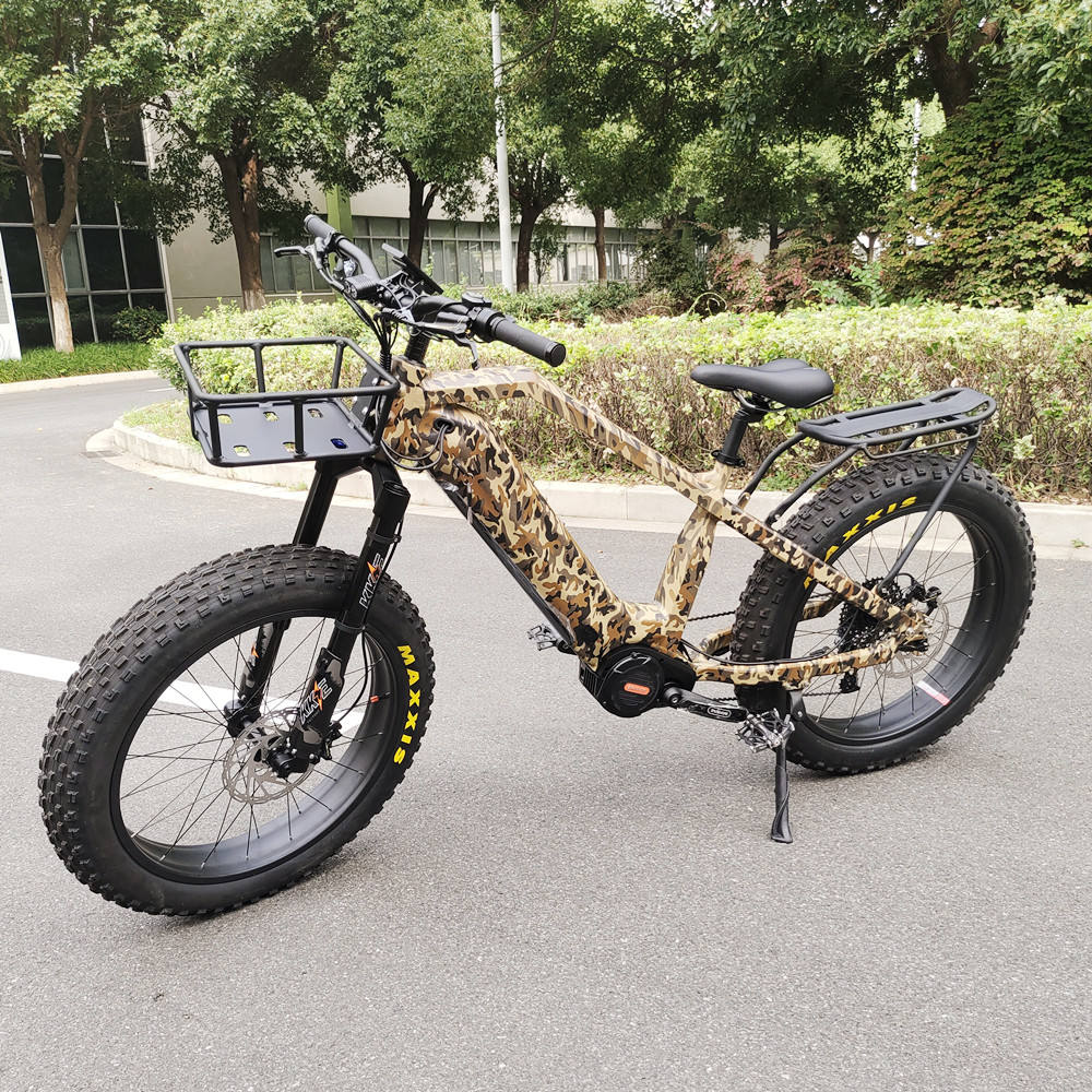 Mofun Electric Fat Tire Bike with Belt Drive