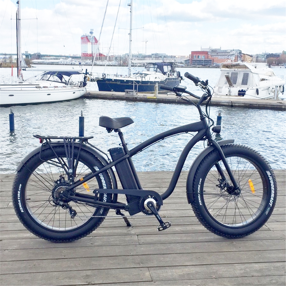 Mofun Fat Tire Electric Cruiser Bike