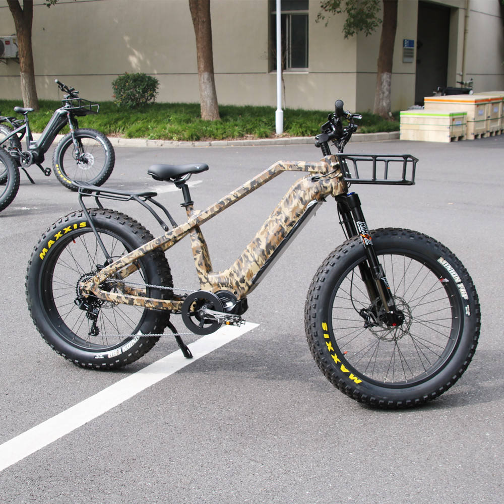 Mofun Electric Fat Tire Bike with Belt Drive