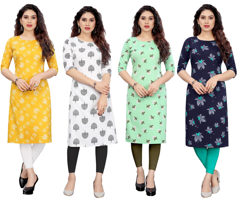 Women's Cotton Printed Kurti Combo