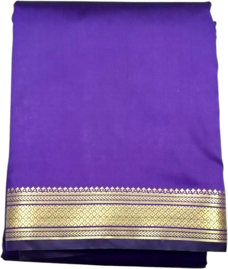 Purple Silk Saree