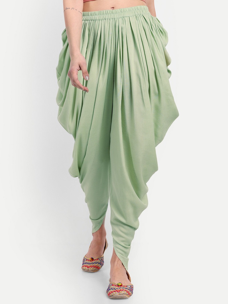 Green Dhoti Pants