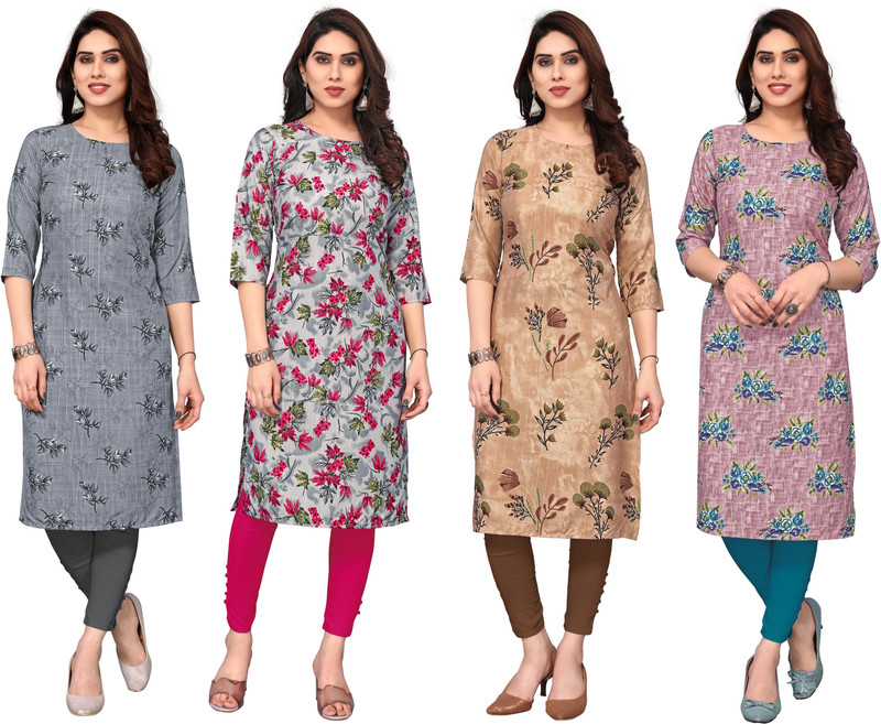 Printed Cotton Kurtis Combo