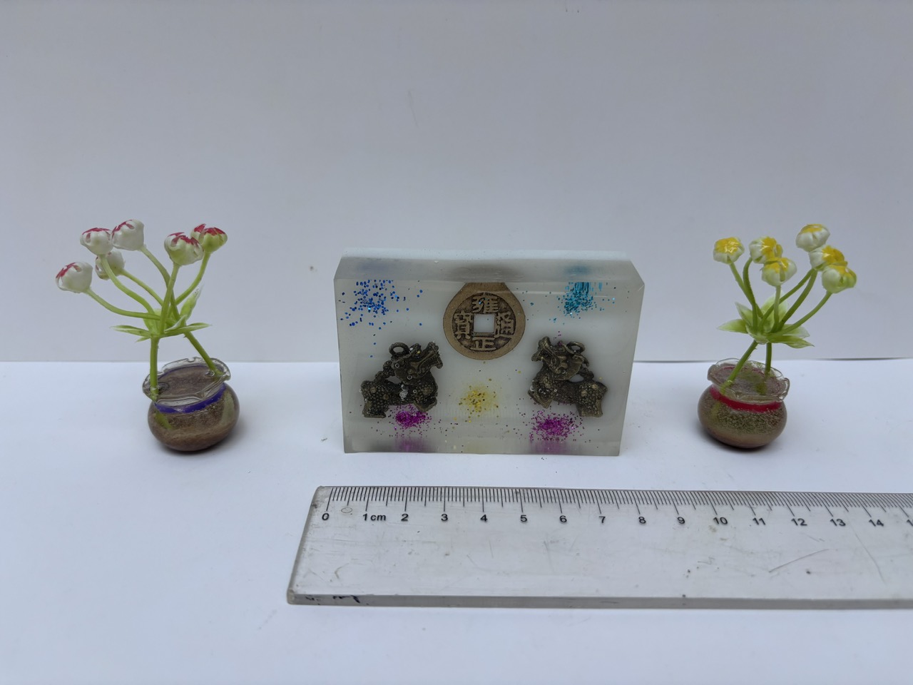 Chặn giấy (song lân hý đồng tiền may mắn)