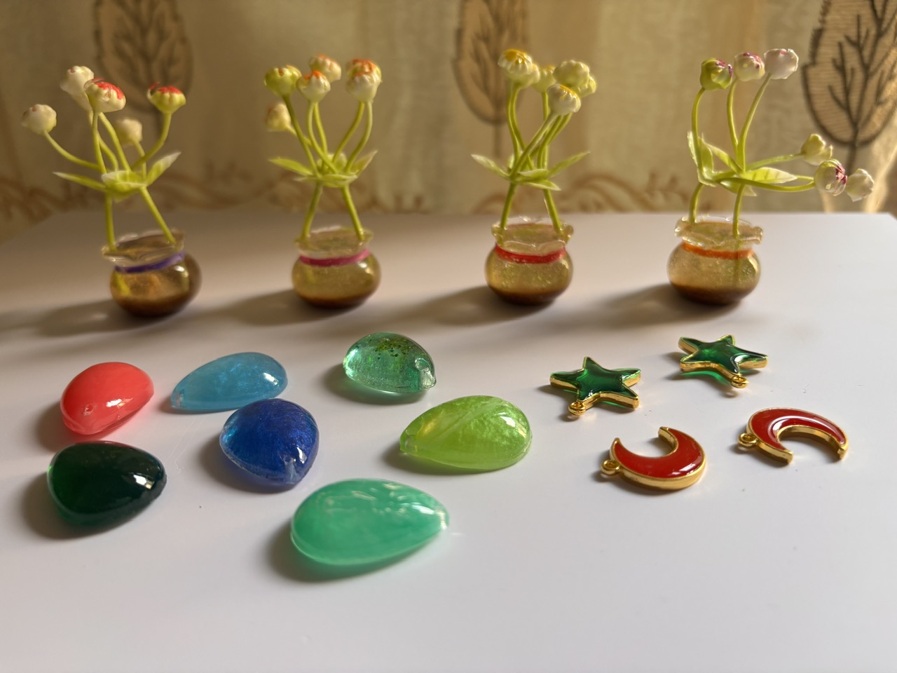 Bông đeo tai (ngôi sao, mặt trăng) (1 cặp)