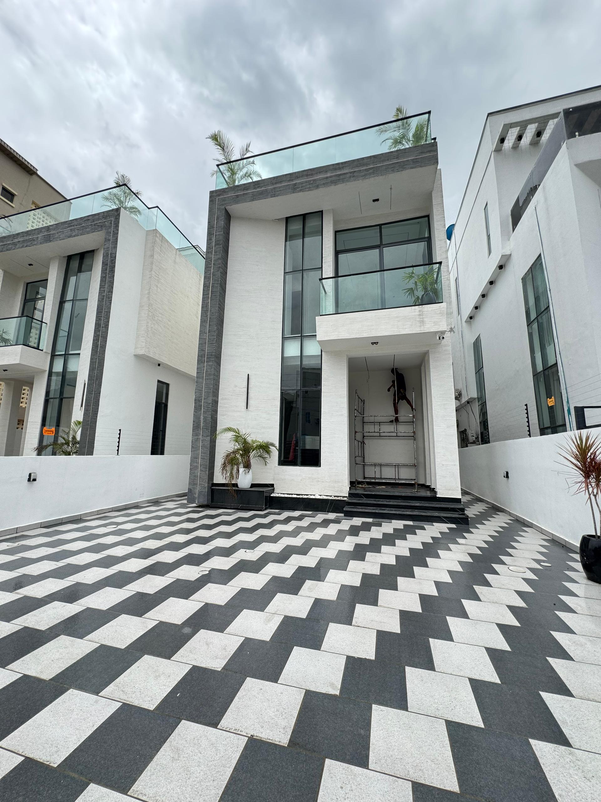 For Sale: Ultra-Luxury 5-Bedroom Fully Detached Smart Home + BQ with Pool in Osapa London, Lekki