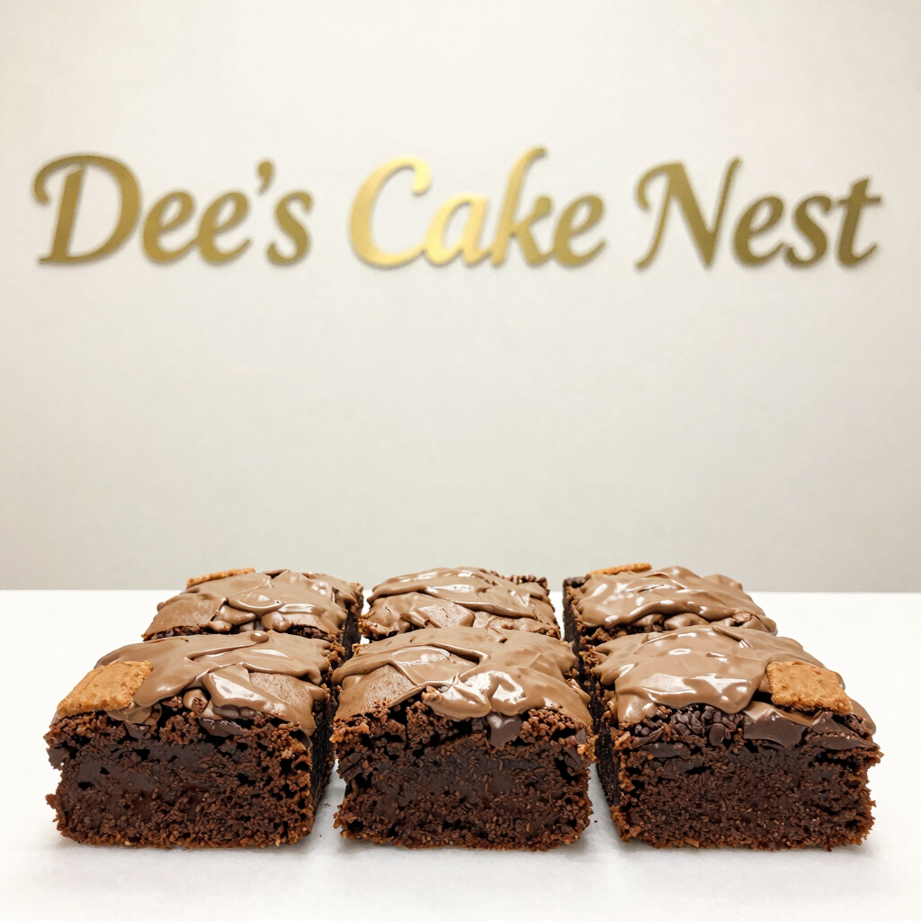 Nutella/Biscoff Brownie (Half Kg Box)