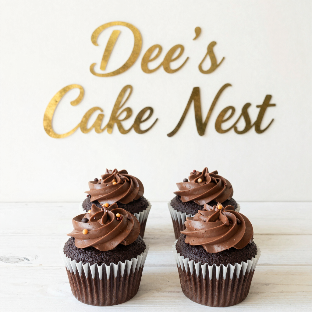 Chocolate cupcake (4 pc)