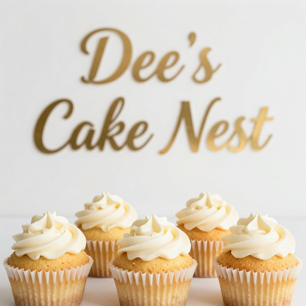 Vanilla cupcake (4 pc)