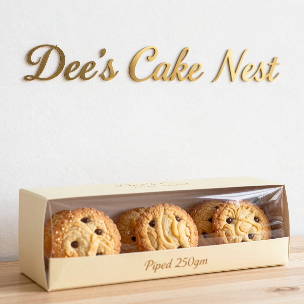 Butter Piped Cookies  - 250 Gm