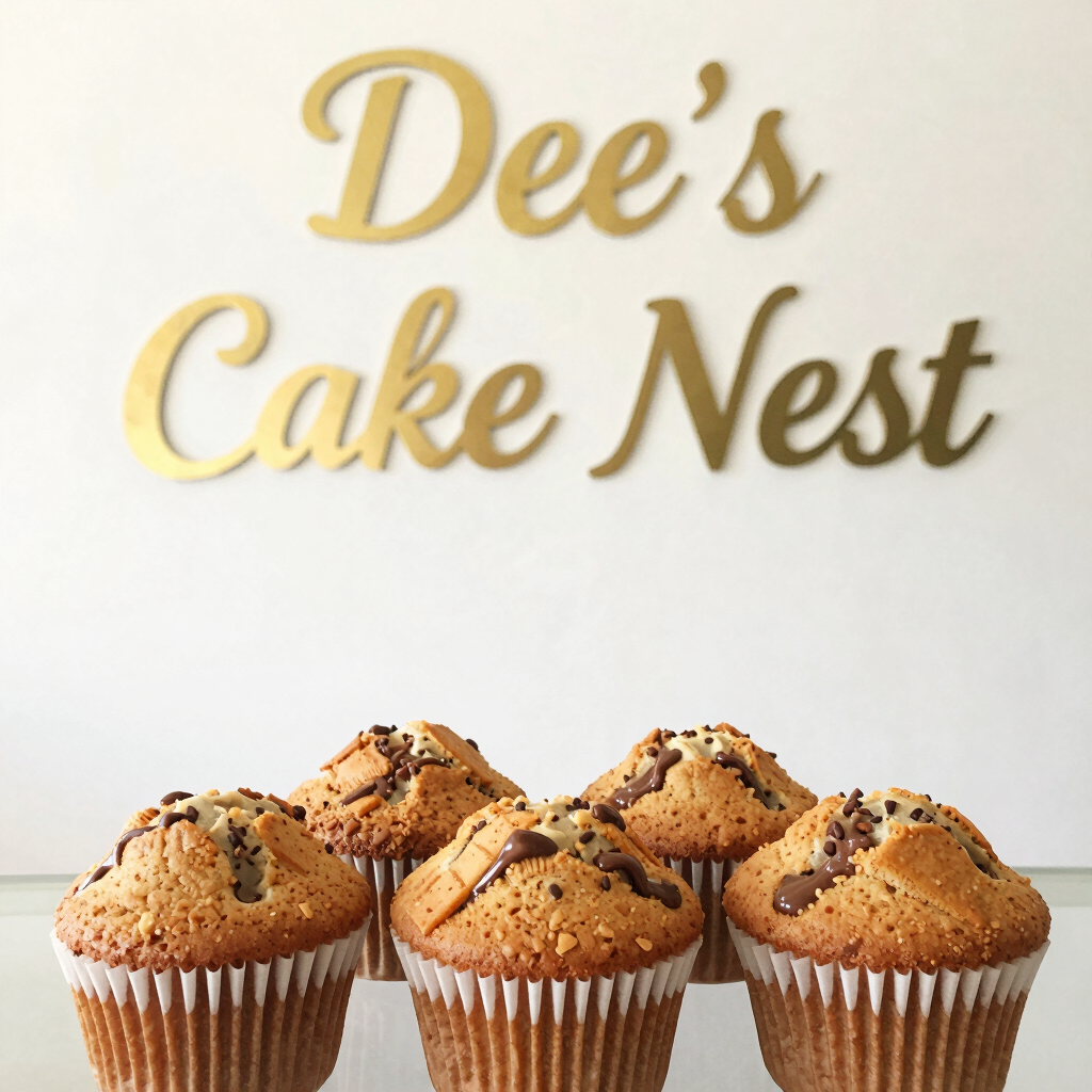 Nutella/Biscoff muffins (4 pc)