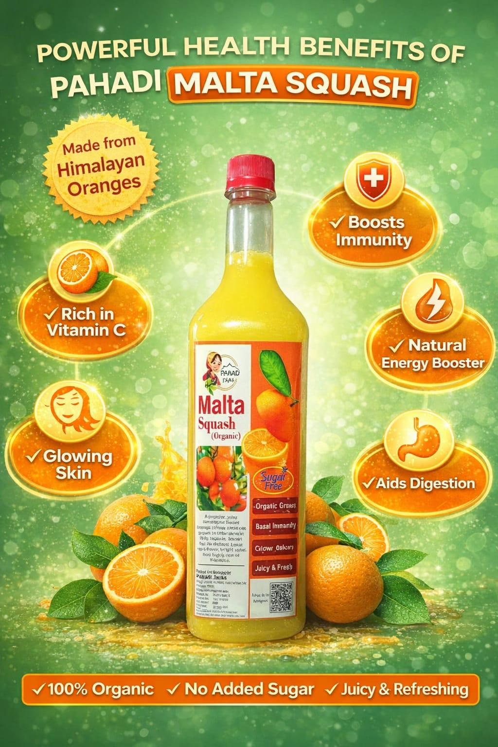 Sugarfree Malta Squash