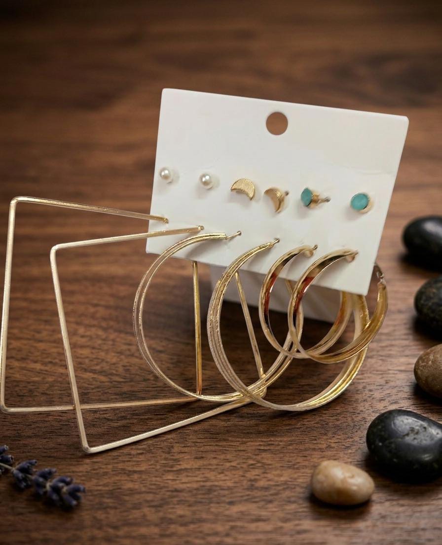 The Celestial Horizon Earring Suite