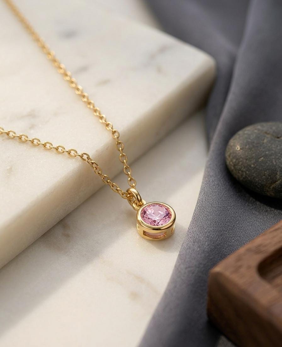 The Rose Solitaire Pendant