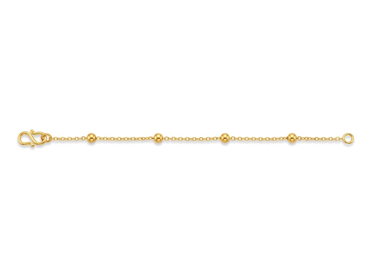 The Gilded Orb Minimalist Bracelet
