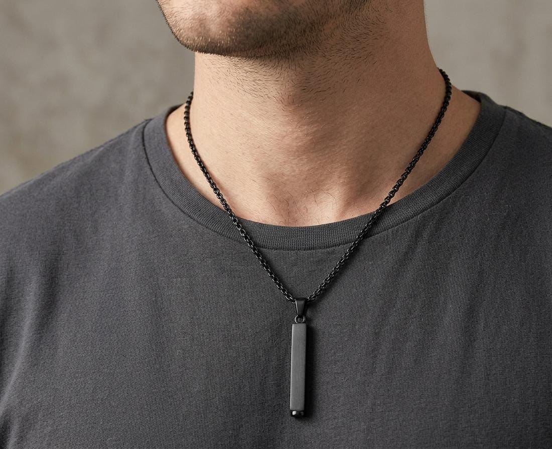 The Obsidian Pillar Pendant