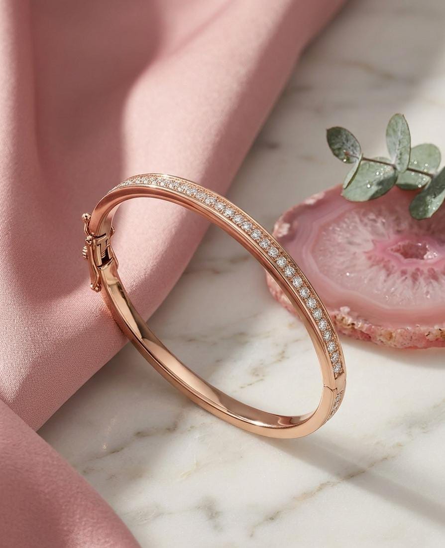 The Celestial Rose Eternity Bangle