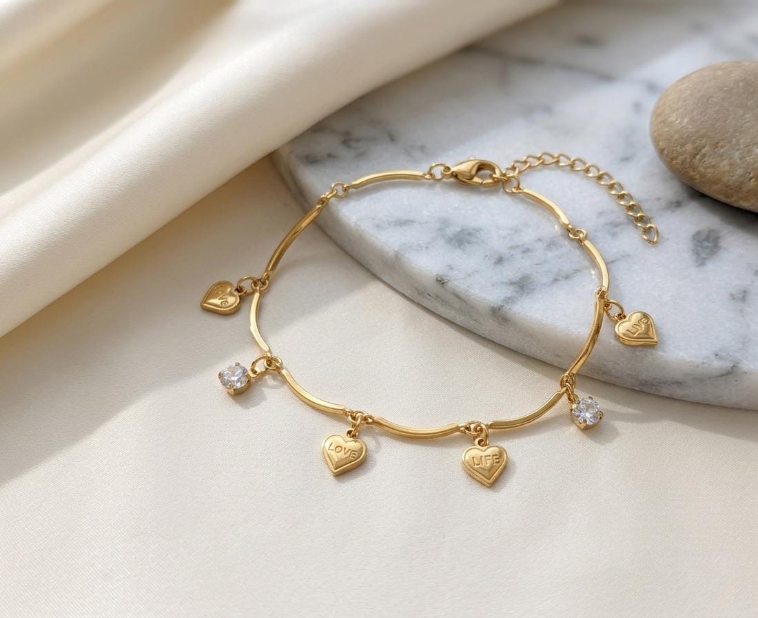 The Aria Sentiment Charm Bracelet