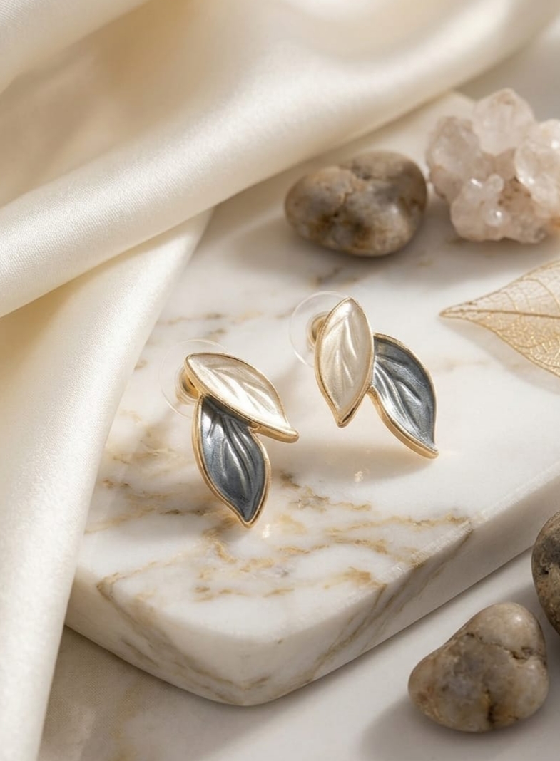 Golden Leaf Earrings