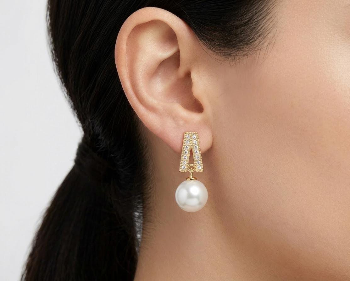The A-List Pearl Drop Earrings