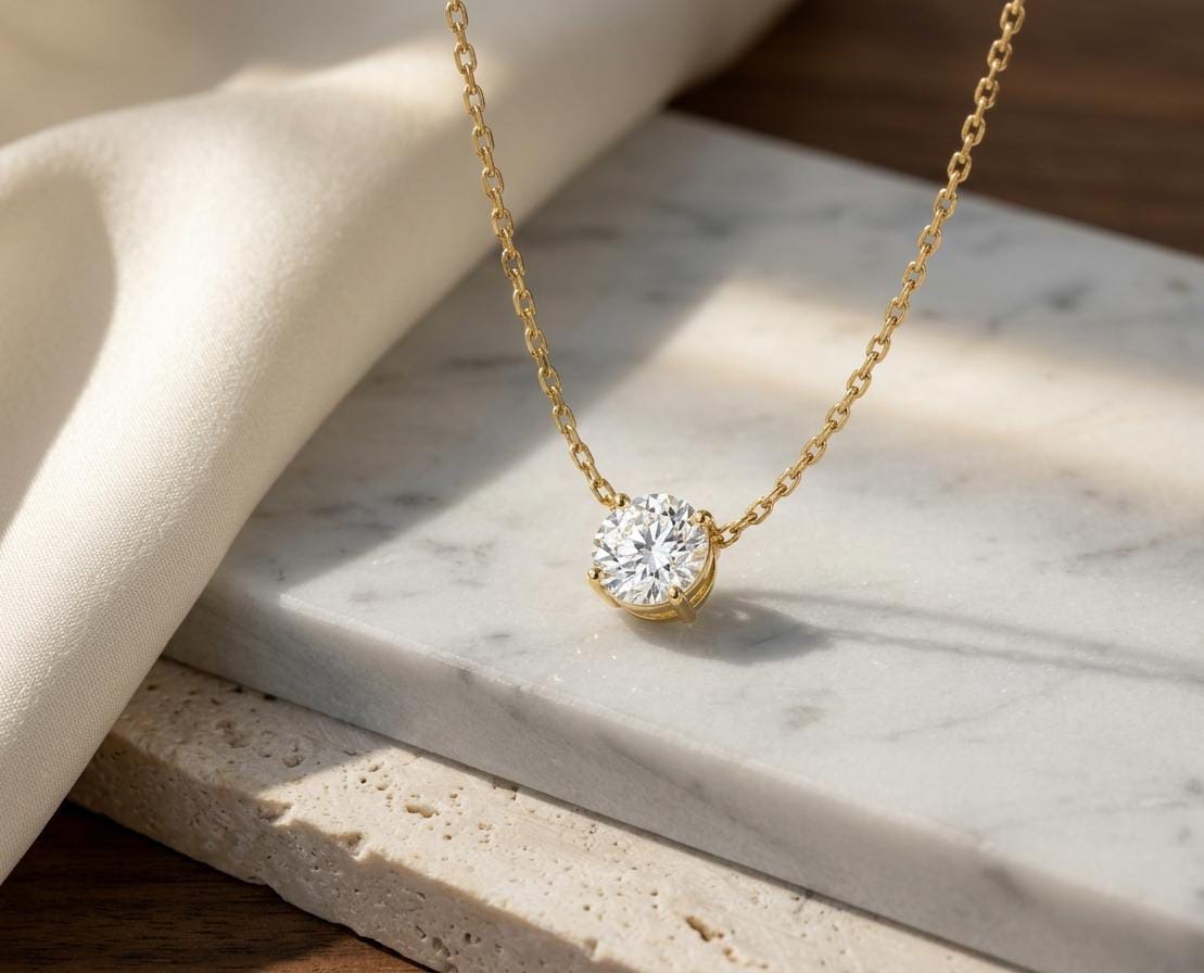 The Eternal Solitaire Pendant