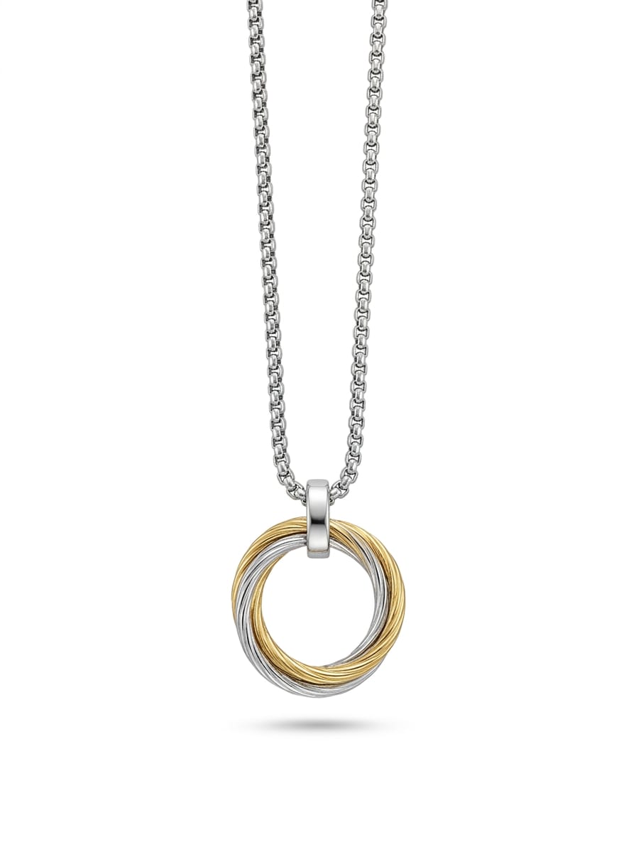 The Trinity Dual-Tone Infinity Pendant
