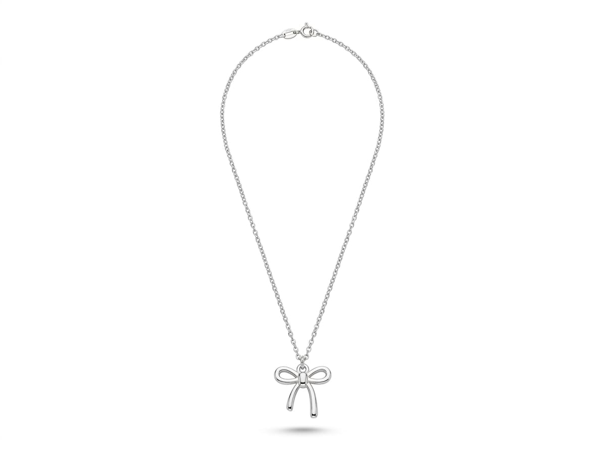 The Belle Ribbon Bow Pendant