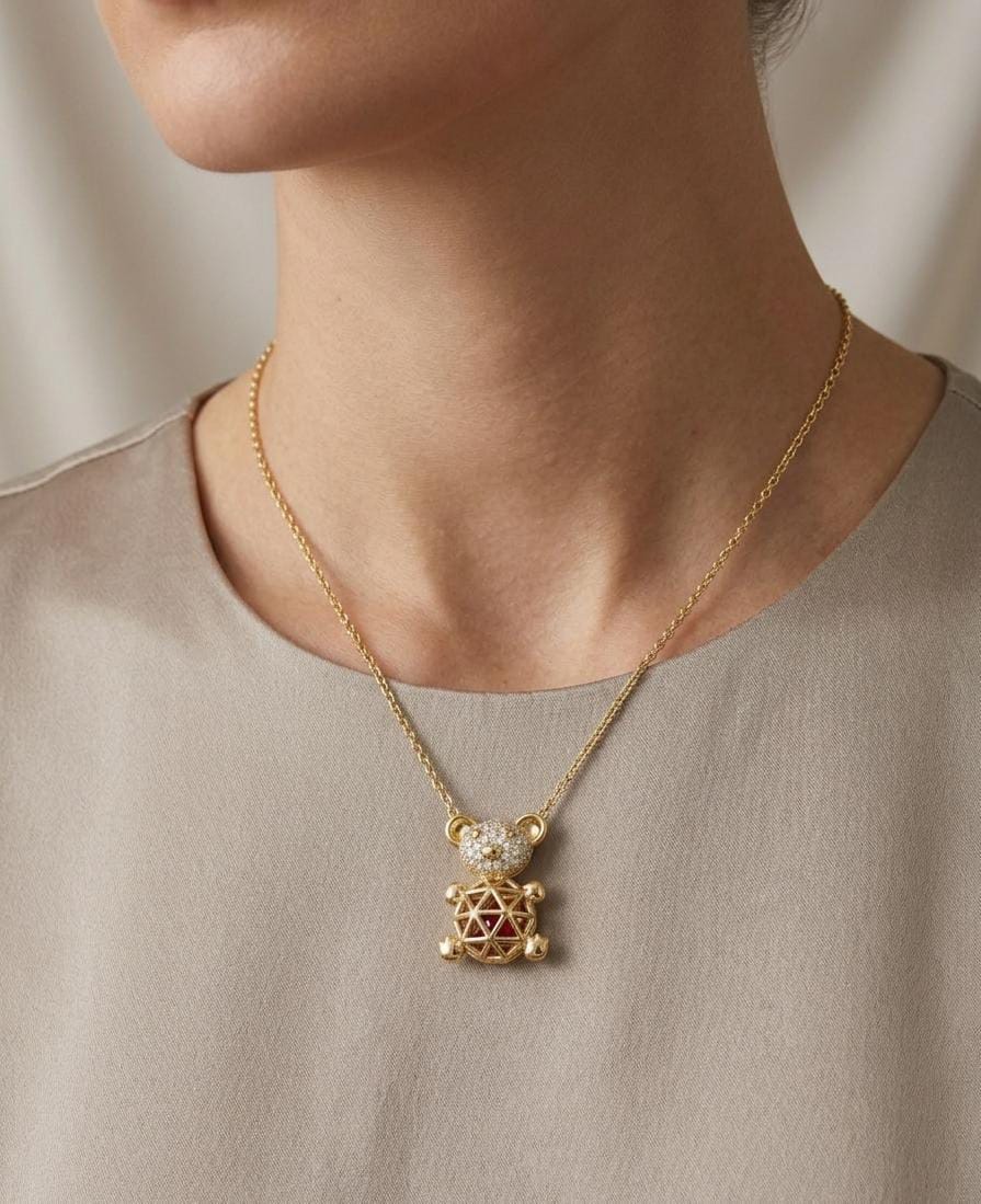 The Whimsical Bear Pendant