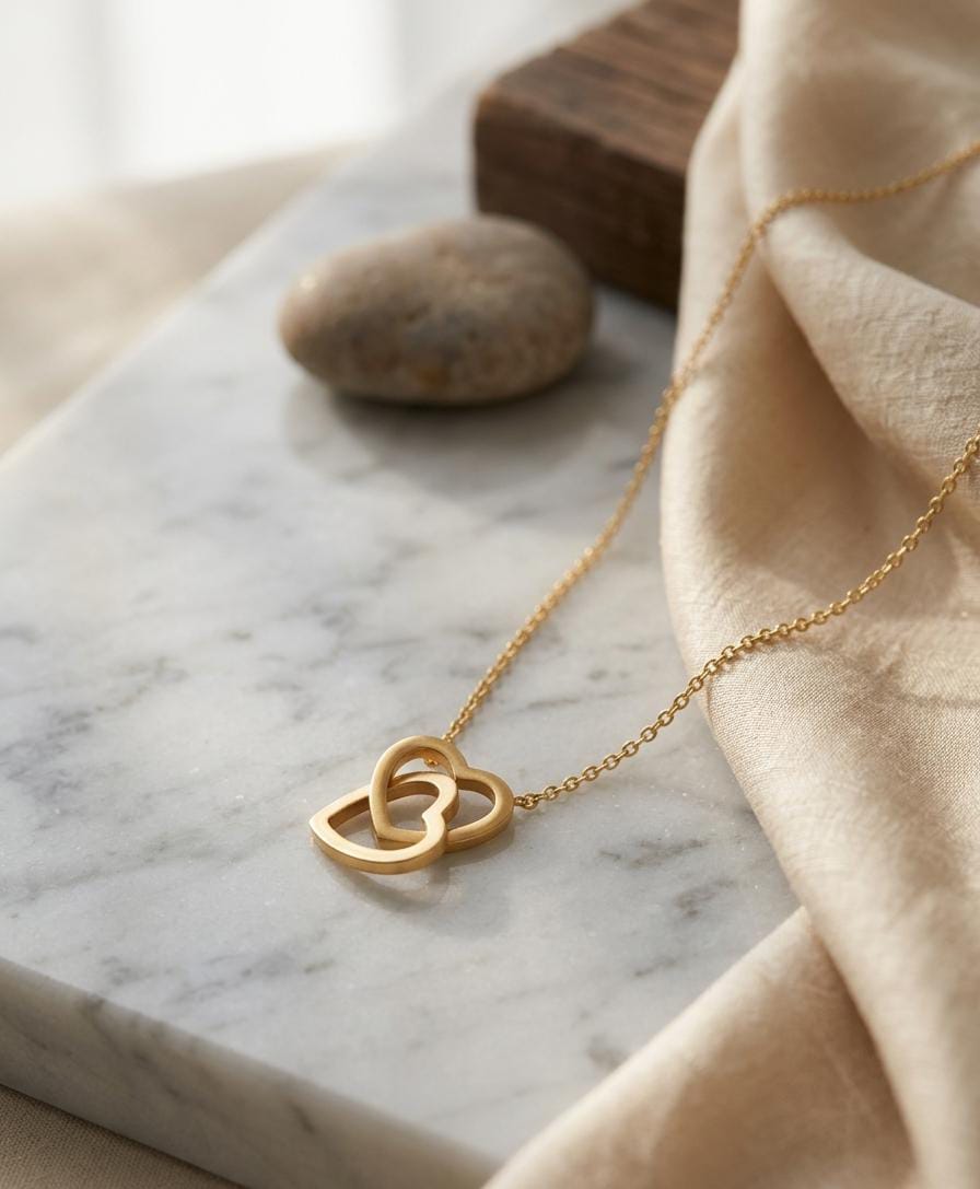 Eternal Bond Double Heart Necklace