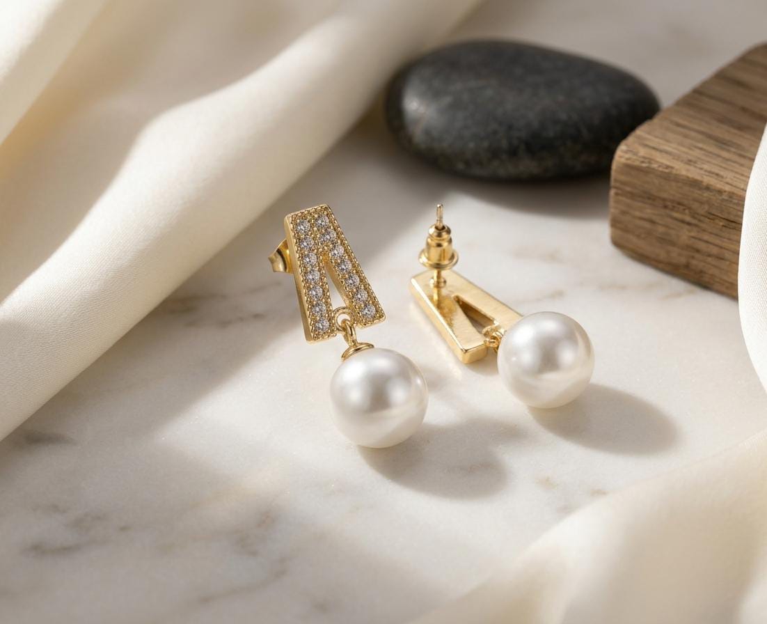 The A-List Pearl Drop Earrings