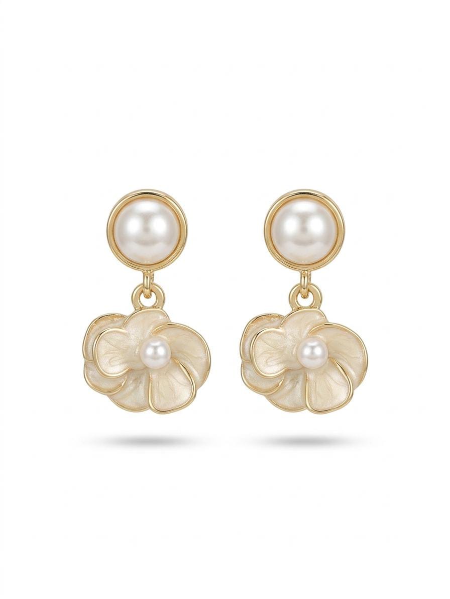 The Primrose Pearl Drop Earrings