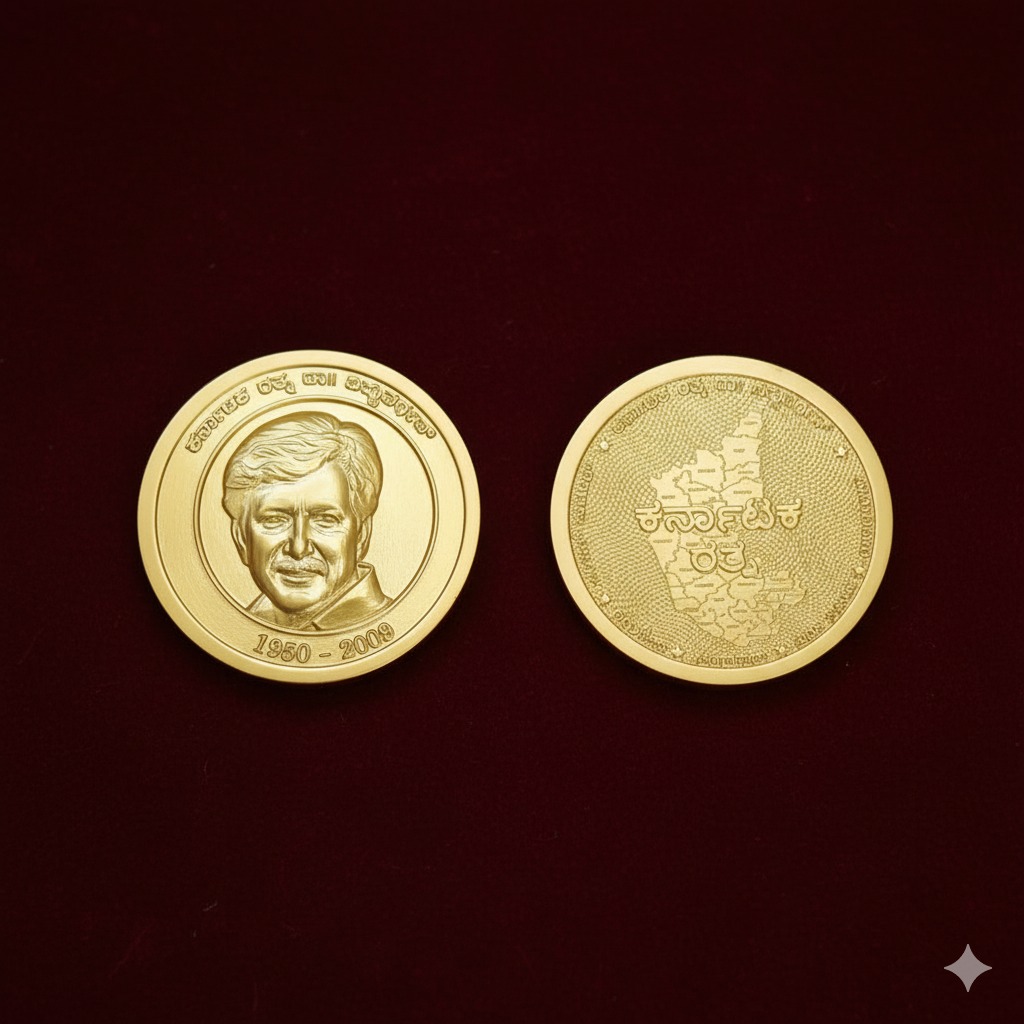 3D Commemorative Gold Coin