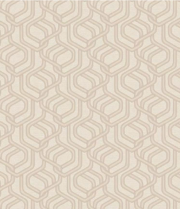 Geometric Beige Wallpaper