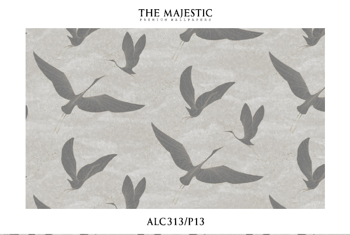 Majestic Flying Cranes Wallpaper