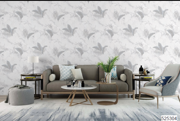Modern Botanical Print Wallpaper